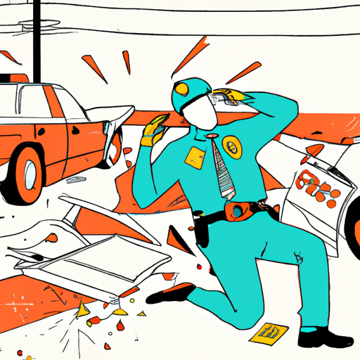 CHP officer at crash scene