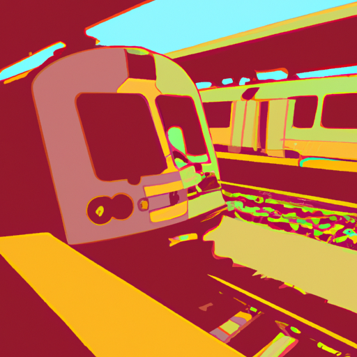 Caltrain at Stanford Station