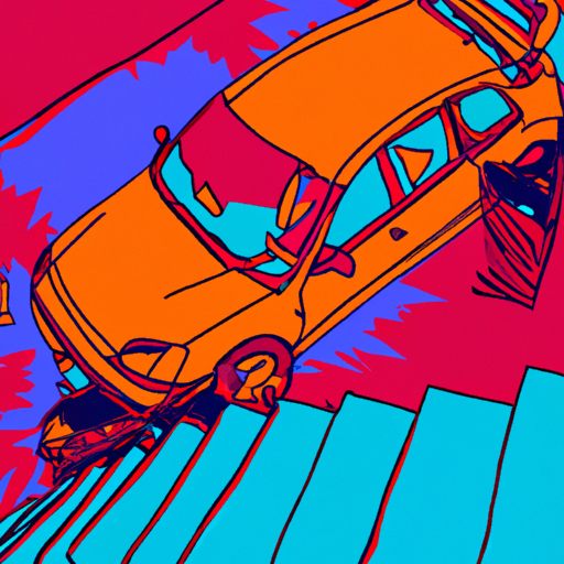 Carjacked vehicle, Sanchez stairs crash