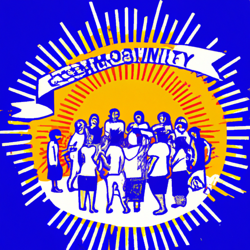 Community gathering in support