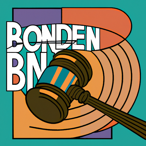 Court Gavel and Bail Bonds Sign