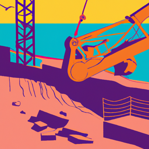 Crane demolishing Santa Monica bluffs