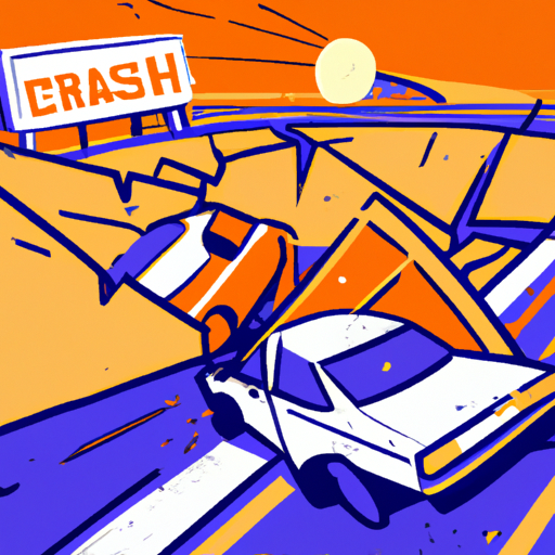 Crash Site on Freeway