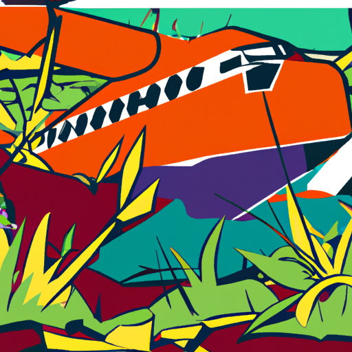 Crashed Plane in Wetlands