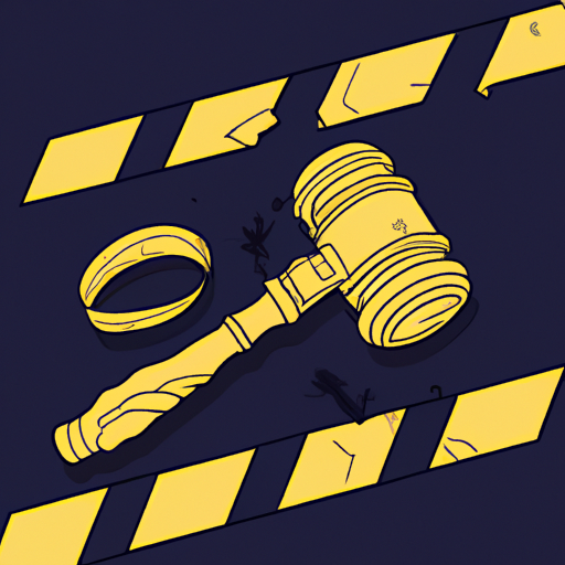 Crime Scene Tape and Gavel