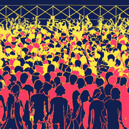 Crowd at a music festival