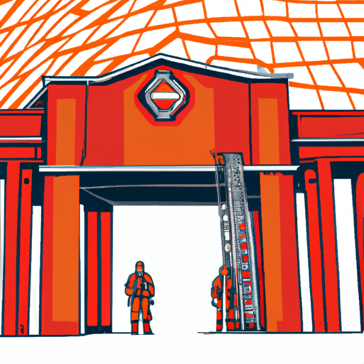 Firefighters, New Fire Station, Rebuilding