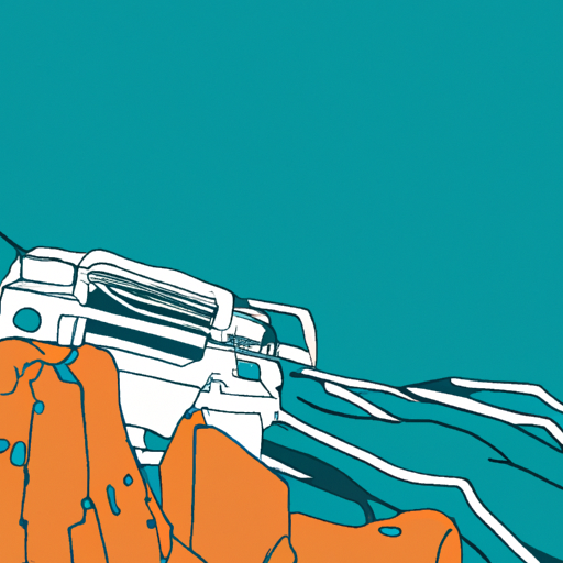 Flattened SUV and Cliffside