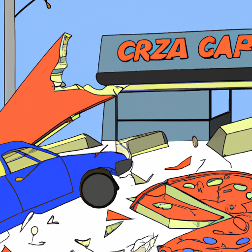 Hayward, Car Crash, Pizza Shop
