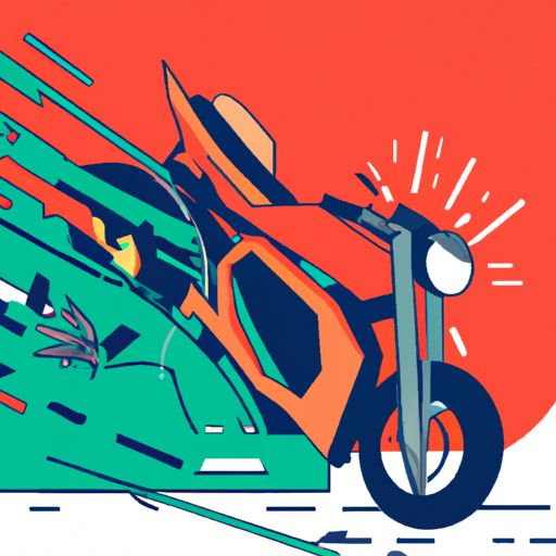 Motorcycle Crash Scene