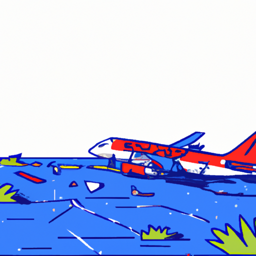 Plane Crash Investigation Scene