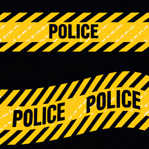 Police Tape at Crime Scene