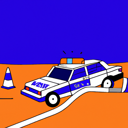 Police at accident scene