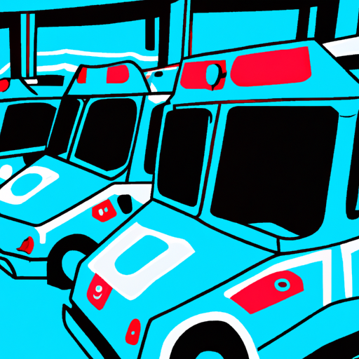 Police cars at BART station