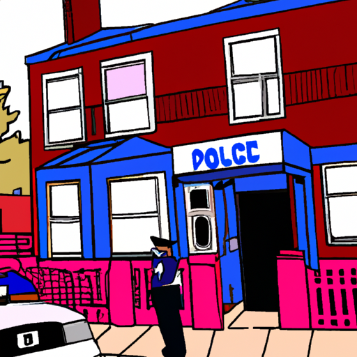 Police in residential street