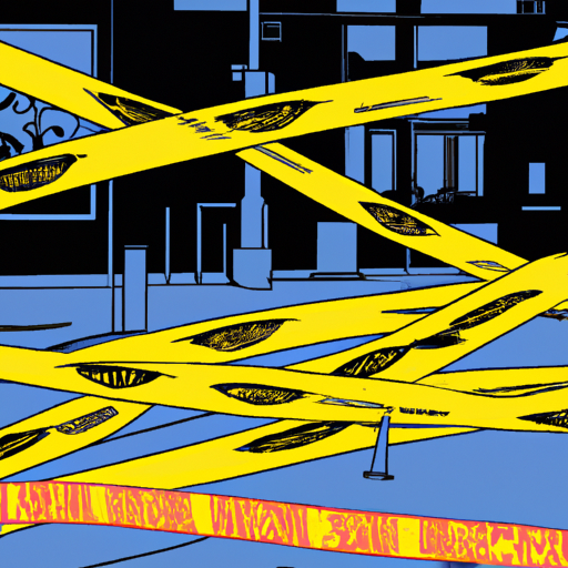 Police tape, Oakland street scene