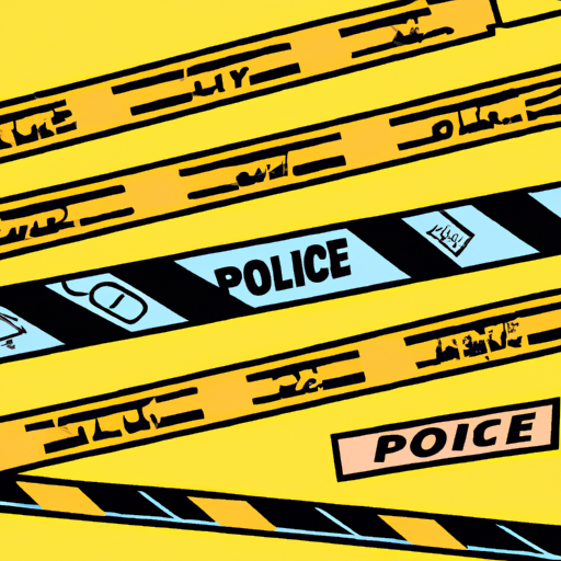 Police tape, arrest scene