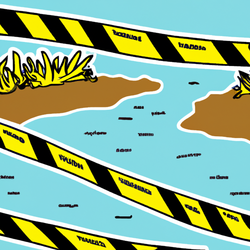 Riverbed and Police Tape