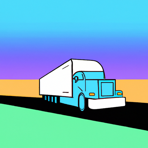 Semi Truck on Interstate Highway