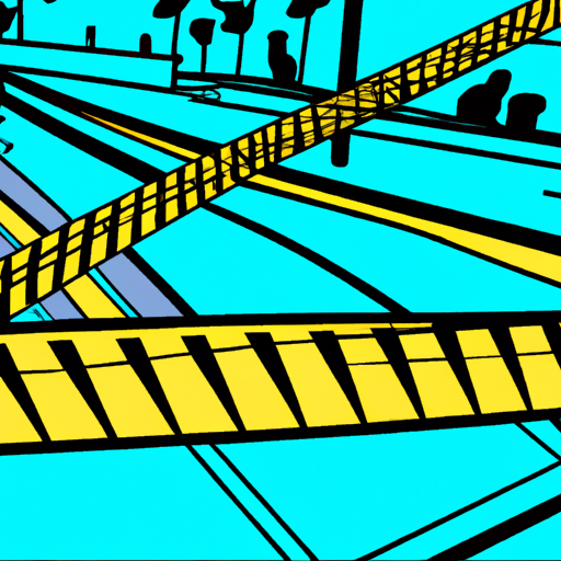 Sherman Oaks Freeway and Police Tape