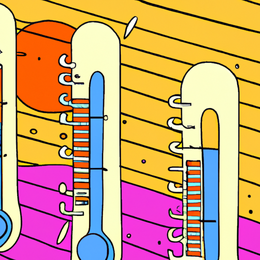 Soaring Thermometers in the Sun