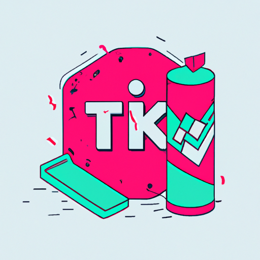 TikTok logo and cleaning powder