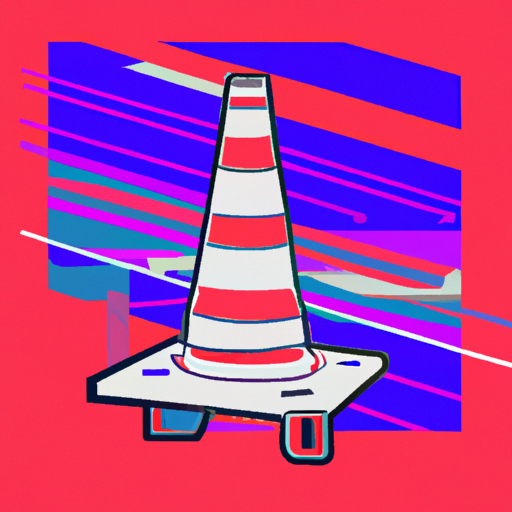 Traffic Cone on Autonomous Vehicle