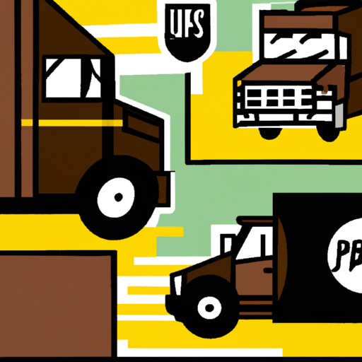UPS Trucks and Teamsters Banner