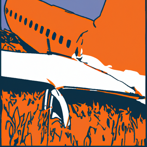 Wreckage of Plane in Field