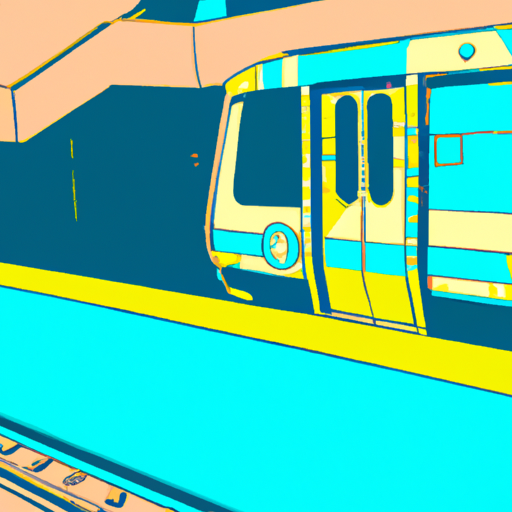 BART Train at MacArthur Station