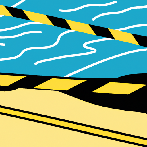 Beach, police tape, Malibu Lagoon