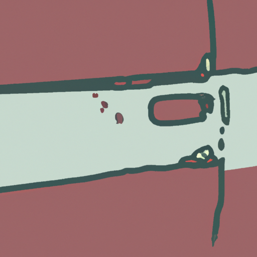 Bullet holes on car door