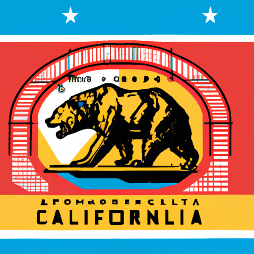 California State Flag and School
