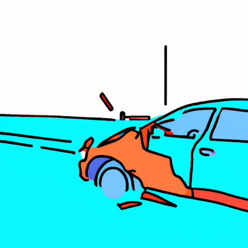 Car Crash on Highway