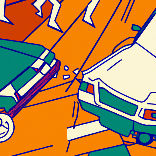 Car-Pedestrian Accident Scene