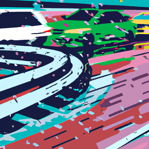 Cars Spinning on Wet Freeway