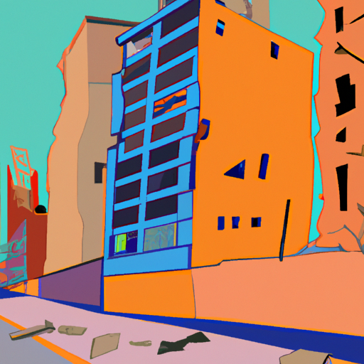 Derelict Building in a City