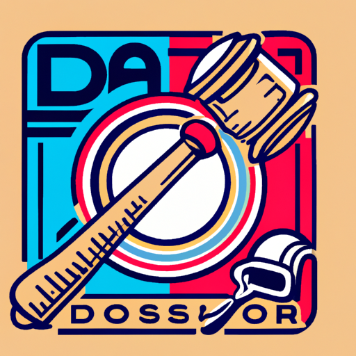 DoorDash logo and gavel