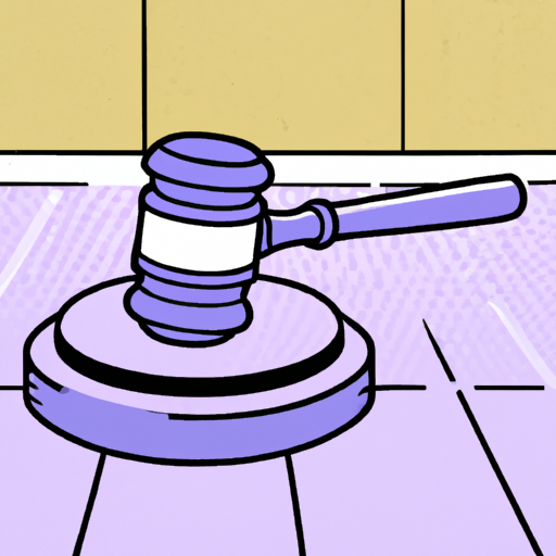 Gavel on Courtroom Bench