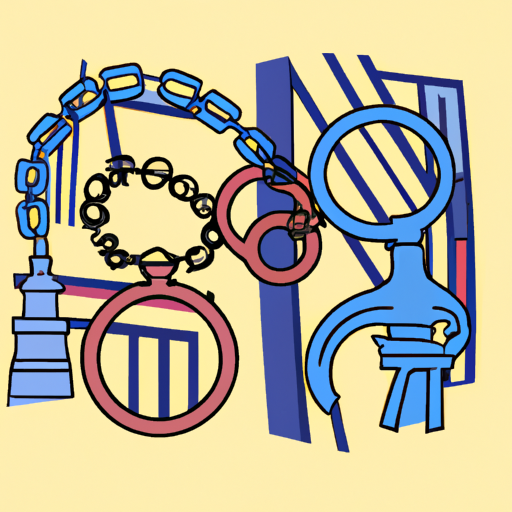 Handcuffs, Lincoln Park street, police badge