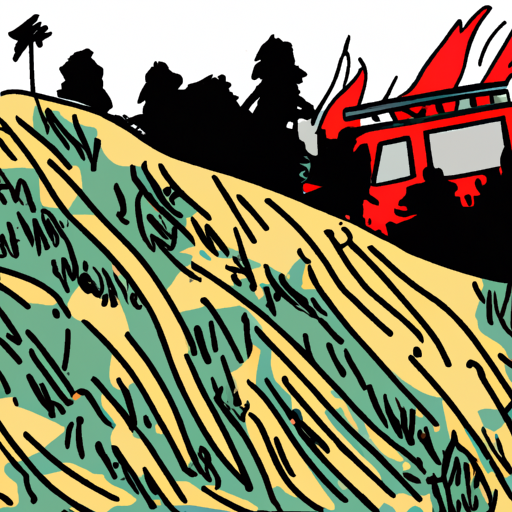 Hollywood Hills, Brush Fire, LAFD