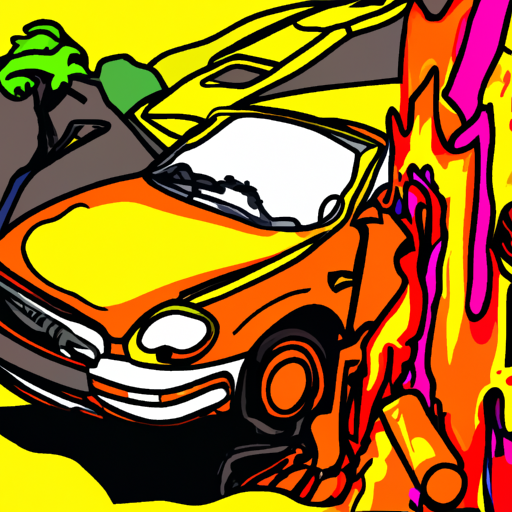 Monterey County, car crash, fire