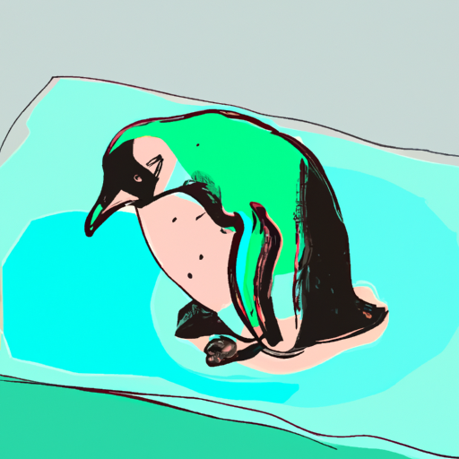 Mourning Penguin at Aquarium