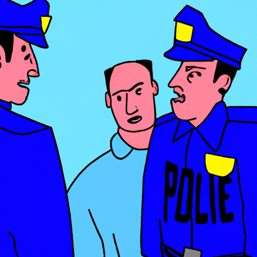 Police Arresting Young Man