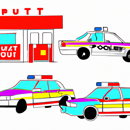 Police Cars Outside In-N-Out