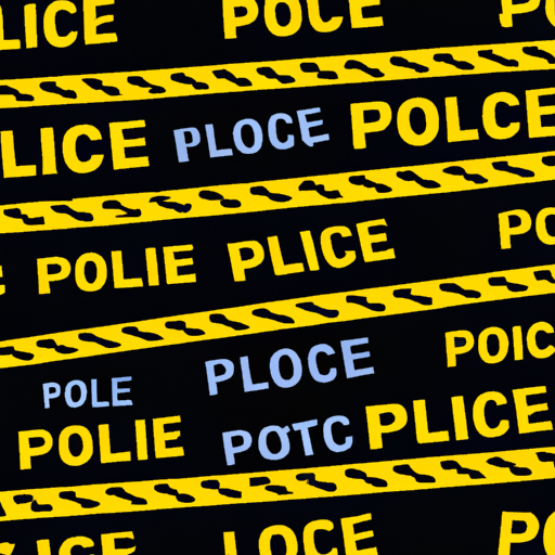 Police Tape at Crime Scene