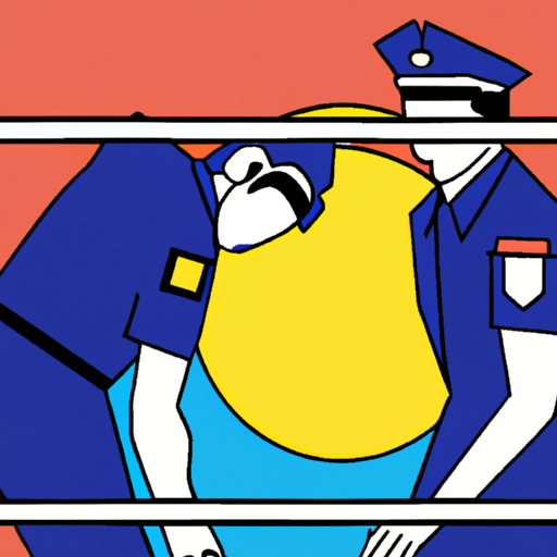 Police arresting a suspect