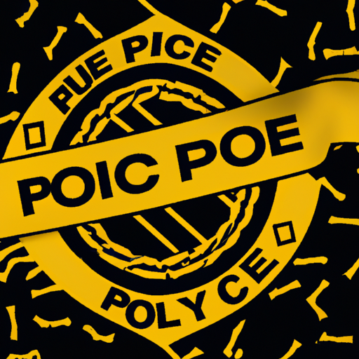 Police tape at a bar scene