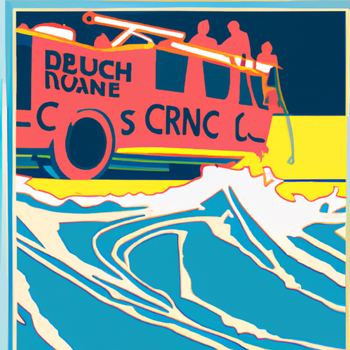 Rising tide, Huntington Beach, emergency crew