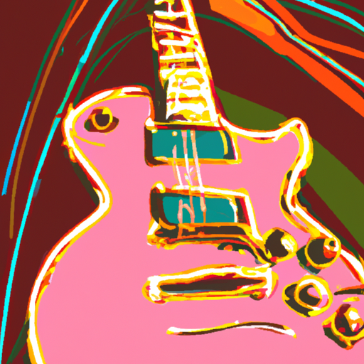 Santana's Guitar and Concert Light